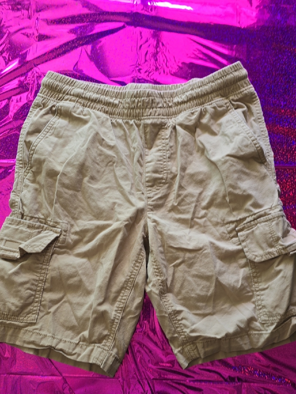 Boy's Cargo Shorts - Tan